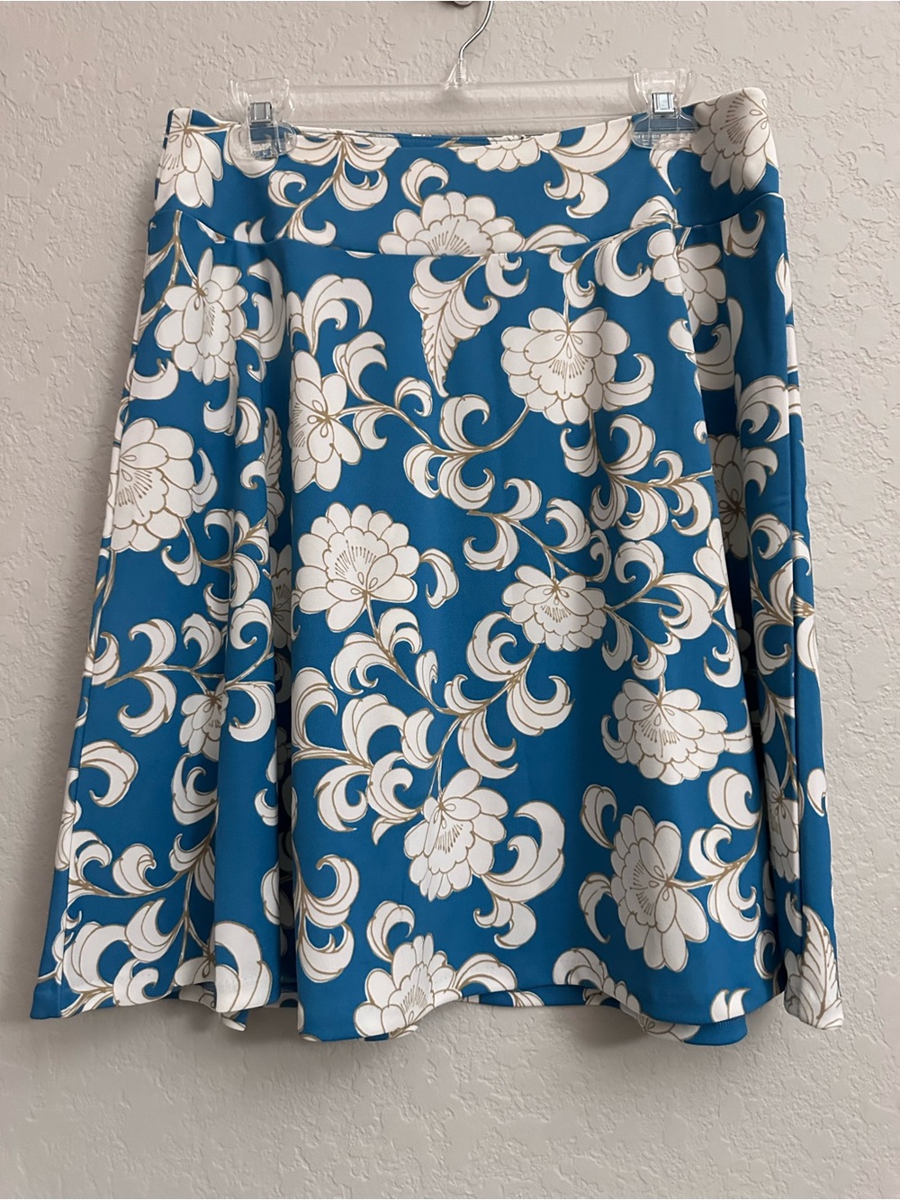 ANN TAYLOR A-line Floral Easy Care Skirt Womens Size Medium